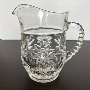 Vintage Anchor Hocking Starburst Small Pitcher